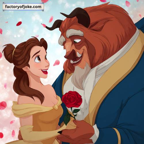 Romantic Beauty and the Beast Puns for Couples