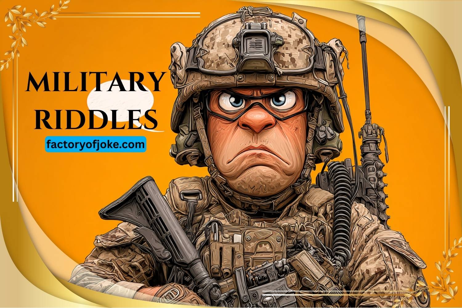 267+ Military Riddles To Make You Laugh, Think, And Smile - factoryofjoke